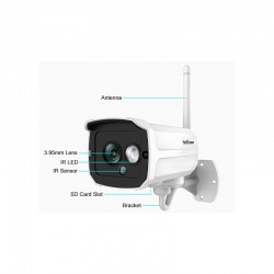 Καμερες ασφαλειας - Sricam SriHome SH024 (3MP) - IP Wi-Fi Κάμερα Full HD Εξωτερικού Χώρου Τεχνολογια - Πληροφορική e-rainbow.gr