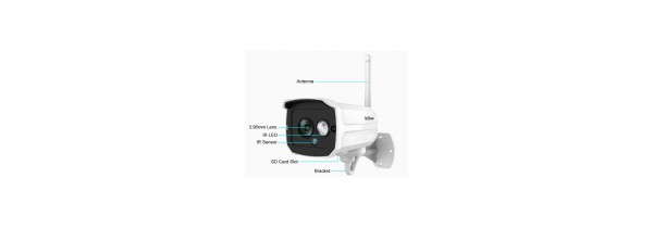 Sricam SriHome SH024 (3MP) - IP Wi-Fi Κάμερα Full HD External Τεχνολογια - Πληροφορική e-rainbow.gr