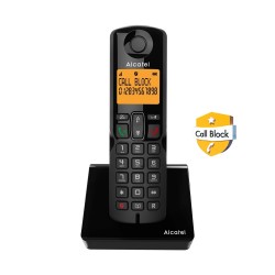 Alcatel S280 EWE Ασύρματο Τηλέφωνο με Δυνατότητα Αποκλεισμού Κλήσεων μαύρο ΑΣΥΡΜΑΤΑ Τεχνολογια - Πληροφορική e-rainbow.gr