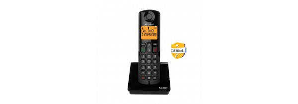 Alcatel S280 EWE Cordless Phone with Call Blocking black WIRELESS Τεχνολογια - Πληροφορική e-rainbow.gr