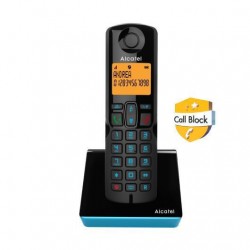Alcatel S280 EWE Cordless Phone with Call Blocking black/blue WIRELESS Τεχνολογια - Πληροφορική e-rainbow.gr