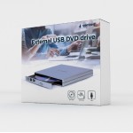 Gembird External Usb dvd Drive - Silver (DVD-USB-02-SV) Optical Drive Τεχνολογια - Πληροφορική e-rainbow.gr