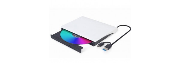 Gembird External Usb dvd Drive - White (DVD-USB-03-BW) Optical Drive Τεχνολογια - Πληροφορική e-rainbow.gr
