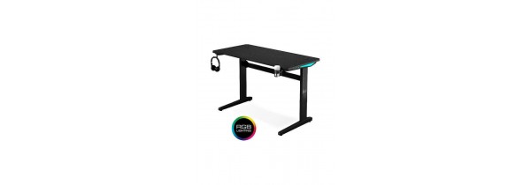 LGP GAMING TABLE WITH RGB LED EFFECTS BLACK - LGP112822 OFFICE SUPPLIES Τεχνολογια - Πληροφορική e-rainbow.gr