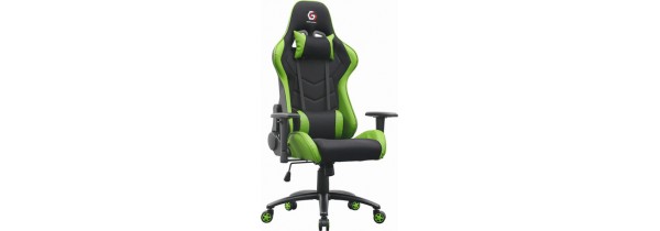 Gembird GC-01-G Gaming Chair Leather - Green CHAIRS Τεχνολογια - Πληροφορική e-rainbow.gr