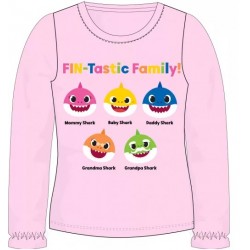 Children's Long Sleeve T-Shirt EplusM Baby Shark Pink 100% Cotton - (5202001BS) KIDS FASHION Τεχνολογια - Πληροφορική e-rainbow.gr