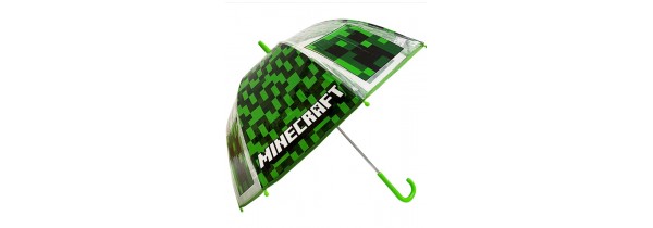 Ομπρέλα Παιδική Αυτόματη Διάφανη Kids Licensing Minecraft Ø70 εκ. Πράσινη - (00007MC) ΠΑΙΔΙΚΗ ΜΟΔΑ Τεχνολογια - Πληροφορική e-rainbow.gr