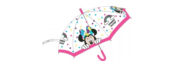 Child Umbrella Transparent EPlusM Disney Minnie Semi-automatic  Ø68 cm. (52507787) FASHION Τεχνολογια - Πληροφορική e-rainbow.gr
