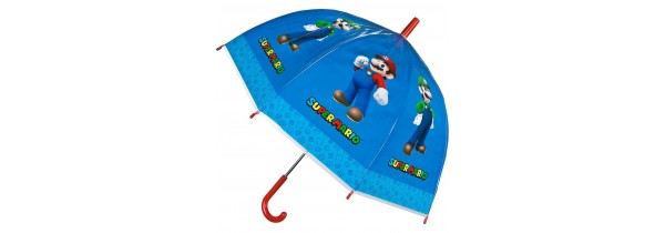 Children's umbrella Kids Licensing Super Mario Ø70 cm. Blue - (7202SUMB) KIDS FASHION Τεχνολογια - Πληροφορική e-rainbow.gr