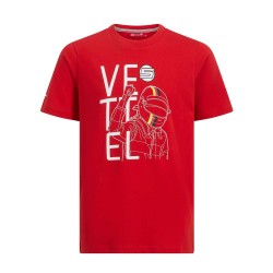 Scuderia Ferrari Kids Vettel Fan T-Shirt Red (Official) ΠΑΙΔΙΚΗ ΜΟΔΑ Τεχνολογια - Πληροφορική e-rainbow.gr