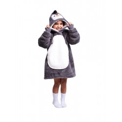 Blanket Noxxiez Hoodie – Pinguin (CH303) Small (3-6 years)  Τεχνολογια - Πληροφορική e-rainbow.gr