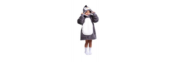 Blanket Noxxiez Hoodie – Pinguin (CH303) Small (3-6 years)  Τεχνολογια - Πληροφορική e-rainbow.gr
