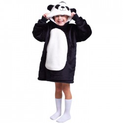 Noxxiez Hoodie Blanket – Panda (CH306) Small (3-6 years) KIDS ROOM Τεχνολογια - Πληροφορική e-rainbow.gr