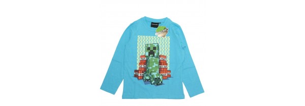Children's Long Sleeve T-Shirt Minecraft 100% Cotton - (48069) KIDS FASHION Τεχνολογια - Πληροφορική e-rainbow.gr