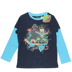 Children's Long Sleeve T-Shirt Minecraft 100% Cotton - (48062) KIDS FASHION Τεχνολογια - Πληροφορική e-rainbow.gr