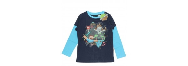 Children's Long Sleeve T-Shirt Minecraft 100% Cotton - (48062) KIDS FASHION Τεχνολογια - Πληροφορική e-rainbow.gr