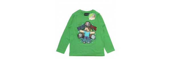 Children's Long Sleeve T-Shirt Minecraft Survive 100% Cotton - (48064) KIDS FASHION Τεχνολογια - Πληροφορική e-rainbow.gr