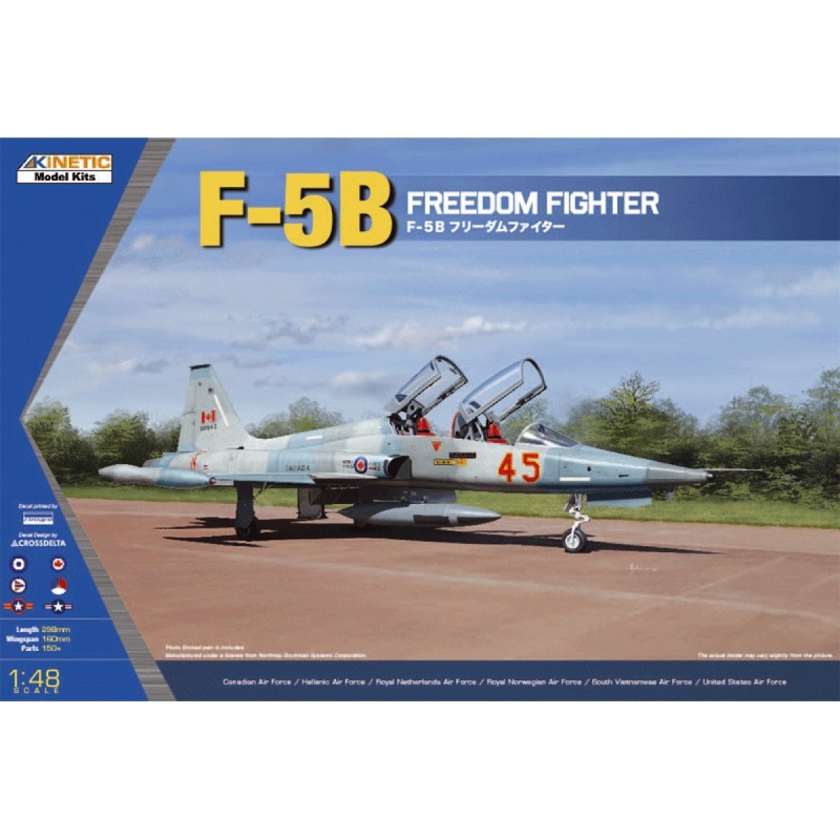 KINETIC K48021 1/48 F-5B Freedom Fighter