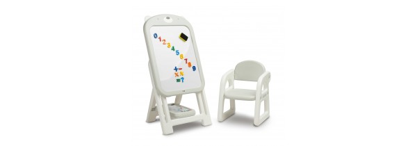 Toyz By Caratero Educational Magnetic & Painting Board with Chair Gray Color - 1006 CREATIVITY Τεχνολογια - Πληροφορική e-rainbow.gr