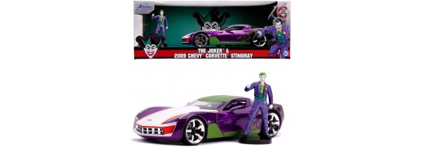 Jada Toys DC Comics The Joker Car 2009 Chevy Corvette Stingray (Scale:1:24) - 253255020 Models Τεχνολογια - Πληροφορική e-rainbow.gr