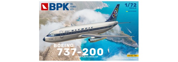 Big Planes Kits Boeing 737-200 OLYMPIC (Scale: 1:72) - BPK7203 Models Τεχνολογια - Πληροφορική e-rainbow.gr