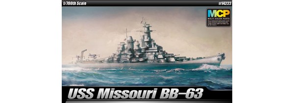 Academy USS Missouri BB-63 (Scale: 1:700) - 14222 (multi coloured parts) Models Τεχνολογια - Πληροφορική e-rainbow.gr