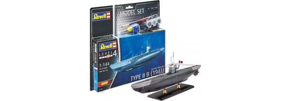 Revell Model Set German Submarine Type IIB (Scale: 1:144) - 65155 Models Τεχνολογια - Πληροφορική e-rainbow.gr
