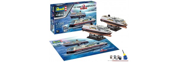 Revell Gift Set 125 Years Hurtigruten (Scale 1:1200) - 05692 Models Τεχνολογια - Πληροφορική e-rainbow.gr