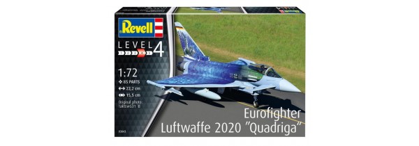 Revell Eurofighter "Luftwaffe 2020 Quadriga (Scale: 1:72) - 03843 Models Τεχνολογια - Πληροφορική e-rainbow.gr