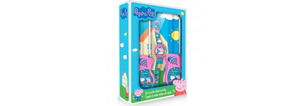 Walkie Talkie Kids Licensing Peppa Pig Set + Digital Watch (17047PP) KIDS & BABYS Τεχνολογια - Πληροφορική e-rainbow.gr