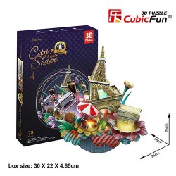 PUZZLE 3D - CityScape Paris (LED) CF3214 Μνημεία - Θέρετρα Τεχνολογια - Πληροφορική e-rainbow.gr