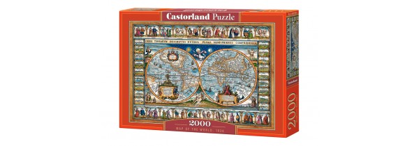 Castorland Puzzle Map of the world 1639 - 2000 pieces Puzzle Τεχνολογια - Πληροφορική e-rainbow.gr