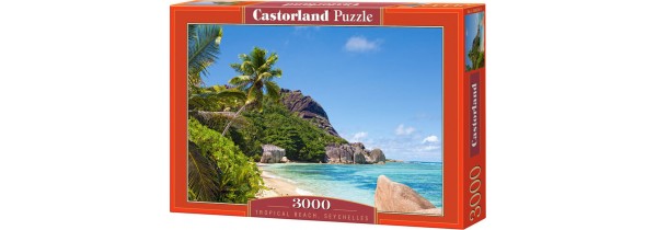 Castorland Puzzle Tropical Beach Seychelles - 3000 pieces Puzzle Τεχνολογια - Πληροφορική e-rainbow.gr