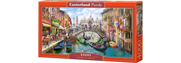 Castorland Puzzle Charms of Venice - 4000 pieces Puzzle Τεχνολογια - Πληροφορική e-rainbow.gr
