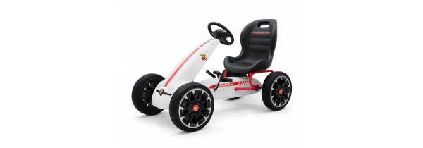 Milly Mally Go Kart Pedal Abarth White - 3172 KIDS & BABYS Τεχνολογια - Πληροφορική e-rainbow.gr