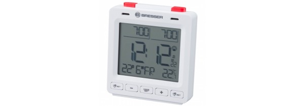 Bresser MyTime Easy II Alarm Clock - White Table Watches Τεχνολογια - Πληροφορική e-rainbow.gr