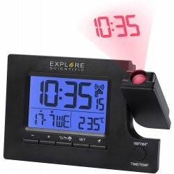 Explore Scientific Digital Projection Alarm Clock black (RDP1003) Thermometers/hygrometer Τεχνολογια - Πληροφορική e-rainbow.gr