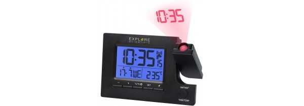 Explore Scientific Digital Projection Alarm Clock black (RDP1003) ΘΕΡΜΟΜΕΤΡΑ/ΥΓΡΟΜΕΤΡΑ Τεχνολογια - Πληροφορική e-rainbow.gr