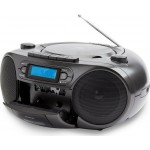 Aiwa Φορητό Ηχοσύστημα BBTC-550BK CD/MP3/USB/TAPE/BT WITH FM PLL Radio Black PORTABLE RADIO/WORLD RECEIVERS Τεχνολογια - Πληροφορική e-rainbow.gr