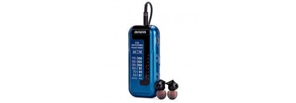 Aiwa R-22BL Mini Pocket Radio with Earphones Blue PORTABLE RADIO/WORLD RECEIVERS Τεχνολογια - Πληροφορική e-rainbow.gr