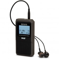 Aiwa RD-20DAB/BK Pocket Digital (DAB+) Radio with Earphones Black PORTABLE RADIO/WORLD RECEIVERS Τεχνολογια - Πληροφορική e-rainbow.gr