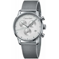 Ανδρικό ρολόι Calvin Klein City Chronograph Silver (K2G27126) Ανδρικά  Τεχνολογια - Πληροφορική e-rainbow.gr