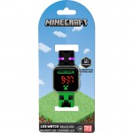 Children's Digital Led Watch Kids Licensing Minecraft Creeper – (4165MIN) Kids Τεχνολογια - Πληροφορική e-rainbow.gr