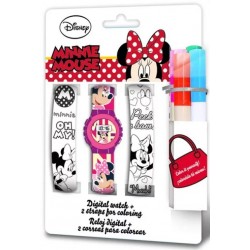 Kids Licensing Disney Minnie Digital Watch + Colorable Watch band set (20327WD) Kids Τεχνολογια - Πληροφορική e-rainbow.gr