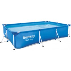 Bestway Swimming Pool With Steel Frame & Filter 300 * 201 * 66 cm.- 56411 outdoor/indoor Inflatable  Τεχνολογια - Πληροφορική e-rainbow.gr