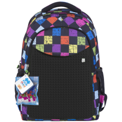 Pixie crew Backpack Advanced CHEQUERED/ BLACK (PXB-06-Y24) Backpacks Τεχνολογια - Πληροφορική e-rainbow.gr