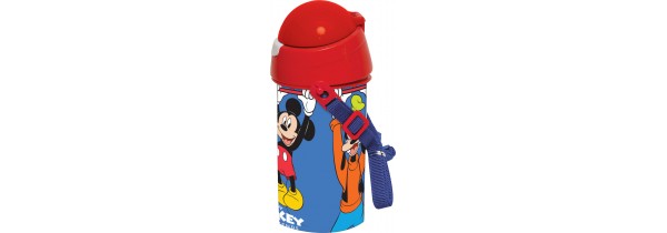 Children's bottle GIM Plastic 500ml Disney Mickey - 55364209 School accessories Τεχνολογια - Πληροφορική e-rainbow.gr