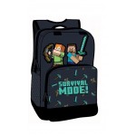 Σχολική Τσάντα Minecraft Survival Mode 36εκ. (43199) Backpacks Τεχνολογια - Πληροφορική e-rainbow.gr