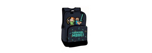 Minecraft Survival Mode School Bag 36cm. (43199) Backpacks Τεχνολογια - Πληροφορική e-rainbow.gr