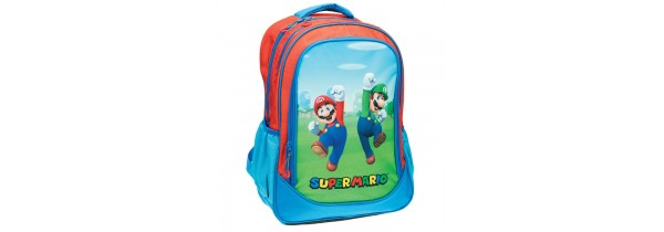 Gim Super Mario School Bag 42cm (313-00031) Backpacks Τεχνολογια - Πληροφορική e-rainbow.gr